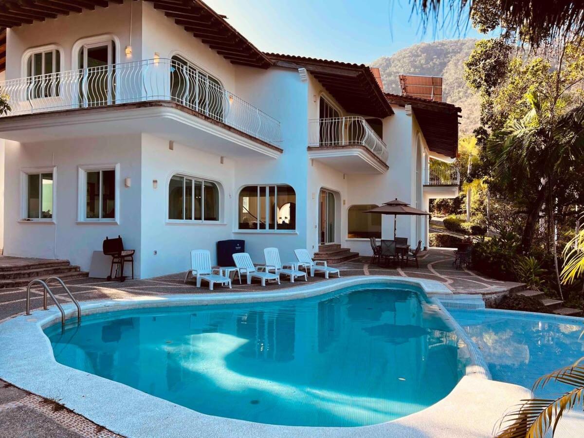 Villa Martha Garza Blanca - Private Heated Pool Puerto Vallarta Exteriör bild